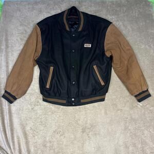 Swingster Branded YELLOW Bomber Jacket Size Large